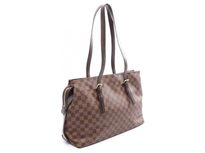 Borsa Tote Chelsea Louis Vuitton Marrone Damier ebene - vista 2