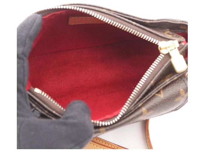 Borsa a Spalla Louis Vuitton Viva Cite PM Marrone - vista 3