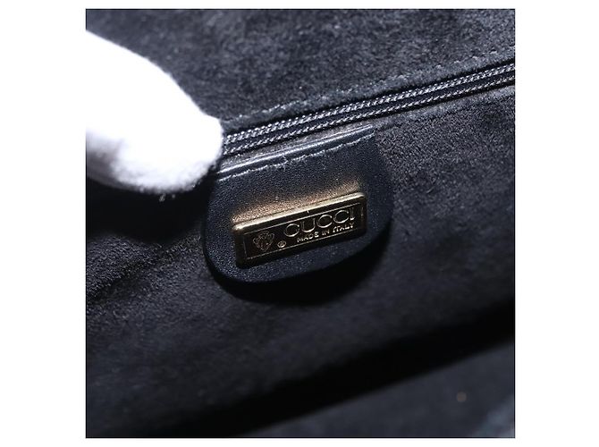 Gucci Vintage Leather Nero - vista 6