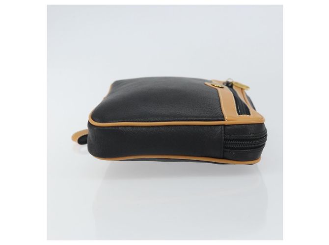 Clutch Vintage Gucci in Pelle Nero - vista 3