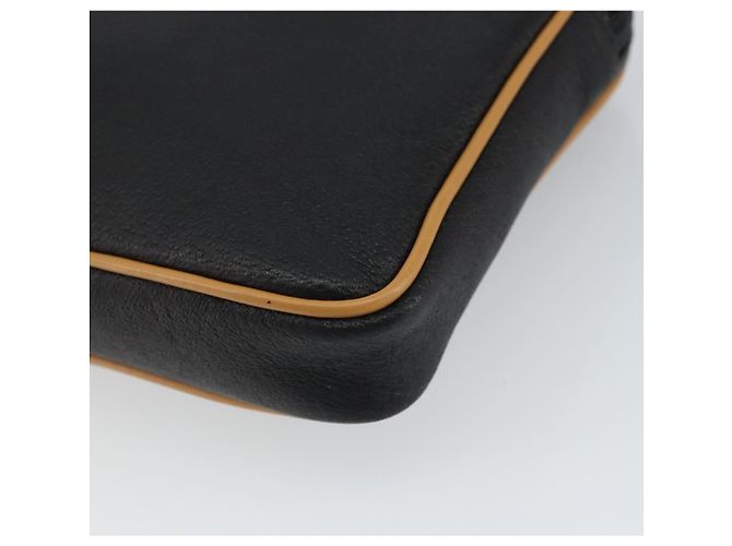 Clutch Vintage Gucci in Pelle Nero - vista 7