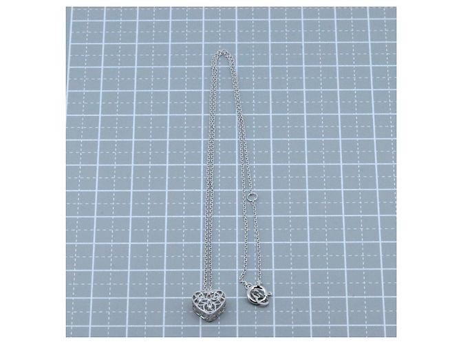 Autre Marque Diamant-Halskette aus Platin PT950/PT850 Vendome Aoyama Silber - Ansicht 5