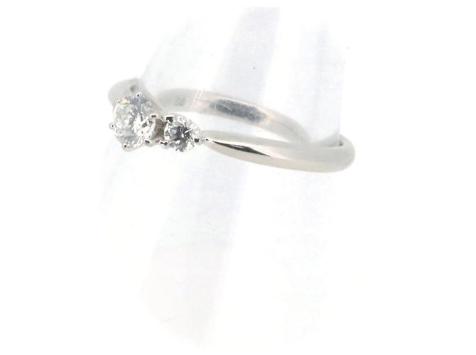 Autre Marque D&D144 PT900 Diamantring Silber - Ansicht 3