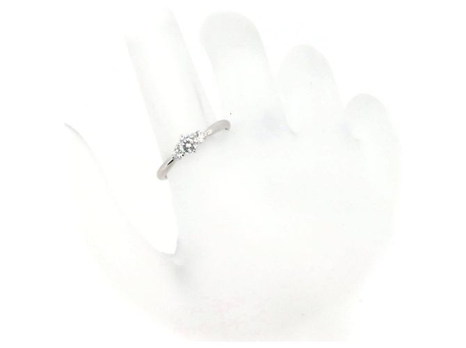 Autre Marque D&D144 PT900 Diamantring Silber - Ansicht 8