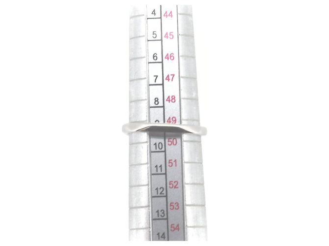 Autre Marque Anel de diamante Royal Asscher PT900 Prata - vista 8