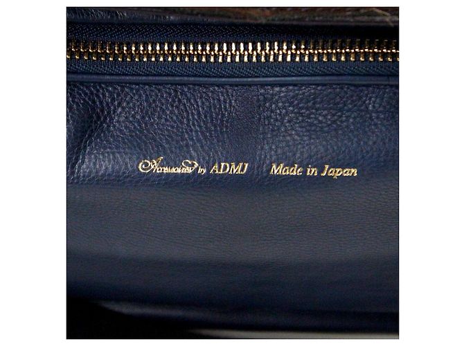 Autre Marque Borsa in pelle 2 in 1 ADMJ Blu Blu navy - vista 2