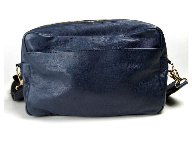 Autre Marque Borsa in pelle 2 in 1 ADMJ Blu Blu navy - vista 3