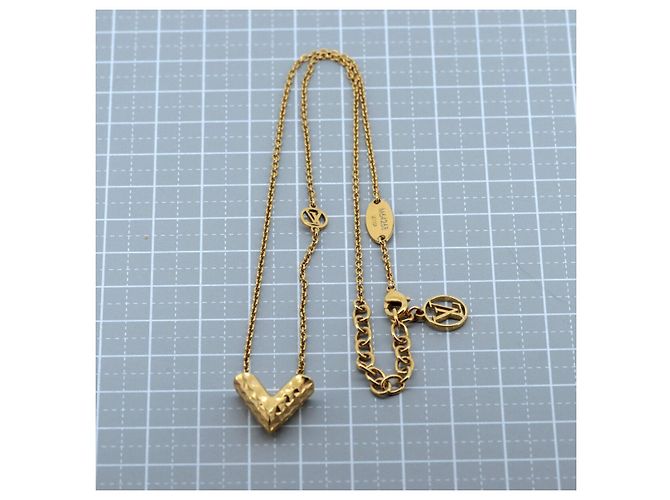Collana V Essenziale Louis Vuitton D'oro - vista 6