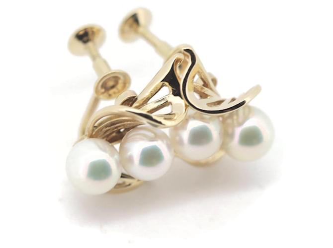 Orecchini in Perle Mikimoto D'oro - vista 2