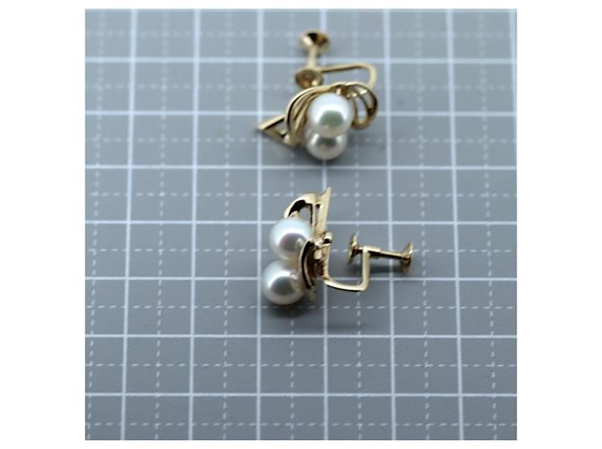 Orecchini in Perle Mikimoto D'oro - vista 4