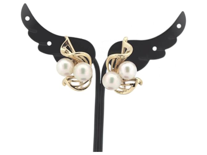 Orecchini in Perle Mikimoto D'oro - vista 5