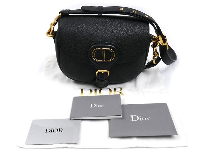 Borsa a Spalla Dior Bobby Small di Christian Dior Nero - vista 9