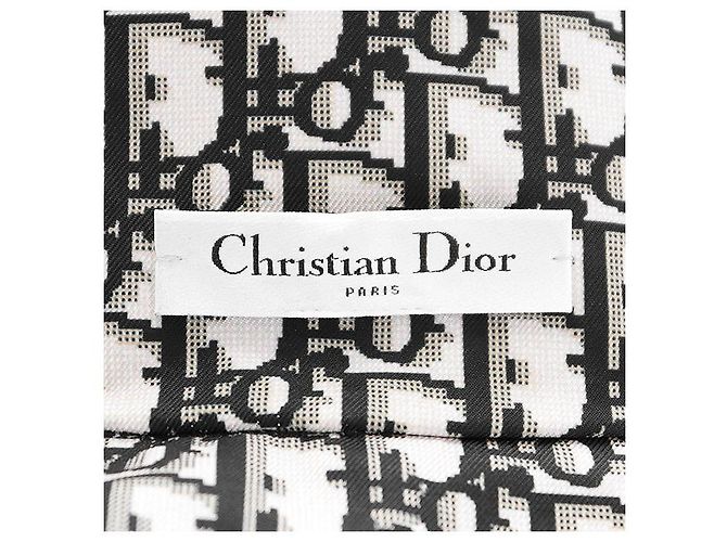Cappello bucket Oblique Trotter Christian Dior Nero Bianco Beige Arancione - vista 7