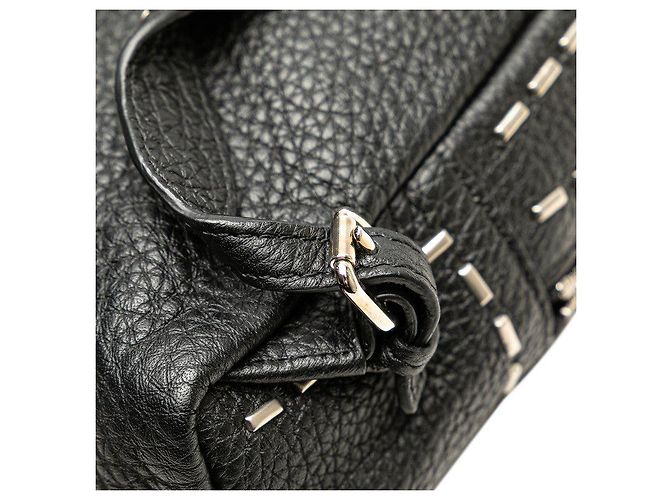Charm Mini Mochila de Cuero FENDI - vista 5