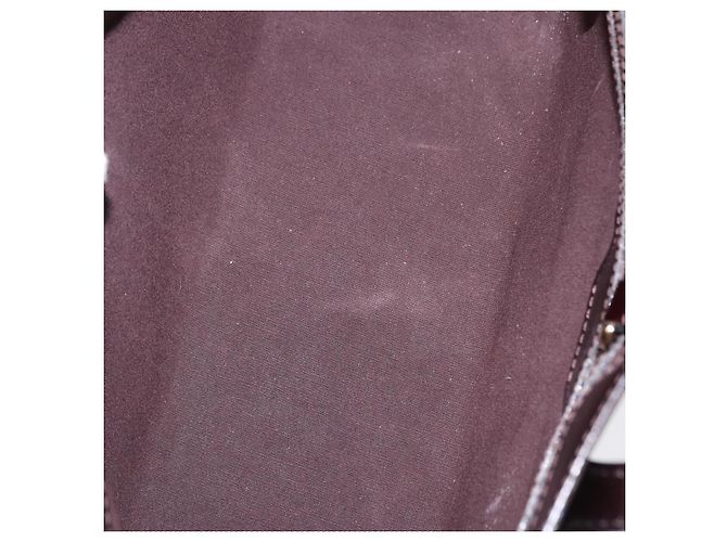 Borsa Louis Vuitton Wilshire Monogram Vernis PM Porpora - vista 5