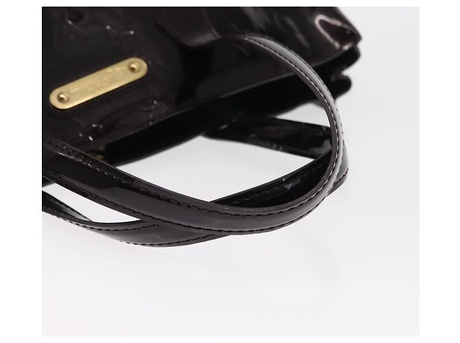 Borsa Louis Vuitton Wilshire Monogram Vernis PM Porpora - vista 7