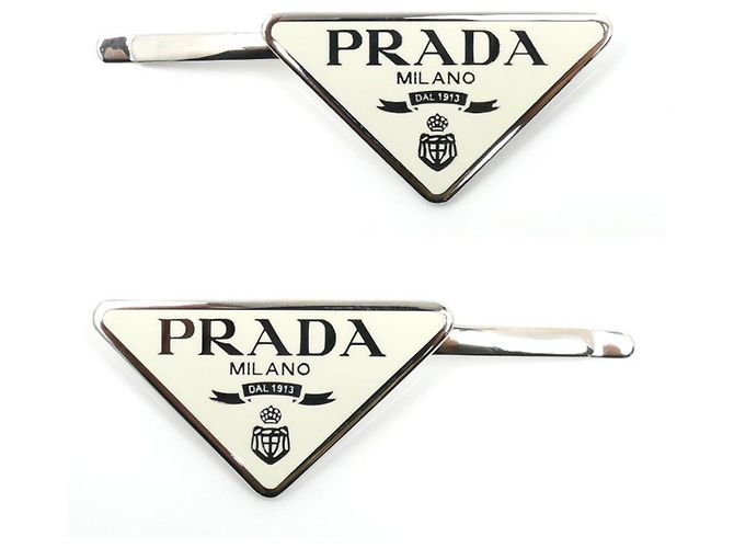 Prada Haarklammer aus Silber 925 - Ansicht 2