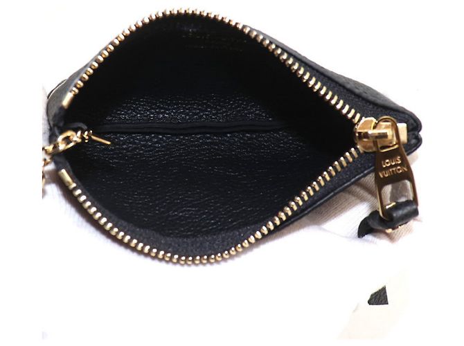 Pochette Cle Coin Case Louis Vuitton Nero - vista 3