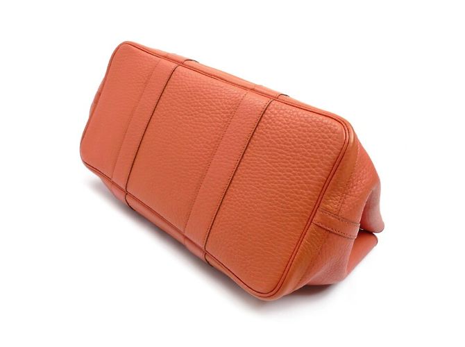 Borsa Hermès Garden 36 in rosso arancione - vista 4
