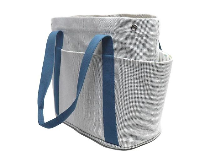 Borsa Tote Cabriole Brunatier di Hermès per Donne Marrone Blu - vista 2