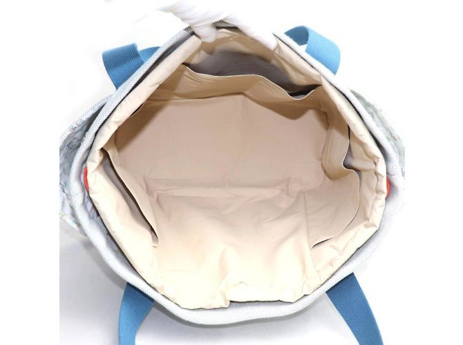 Borsa Tote Cabriole Brunatier di Hermès per Donne Marrone Blu - vista 4