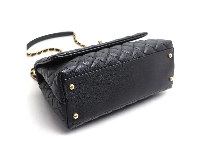 Bolso de Hombro Chanel Coco Handle 29 2 en 1 en negro - vista 3