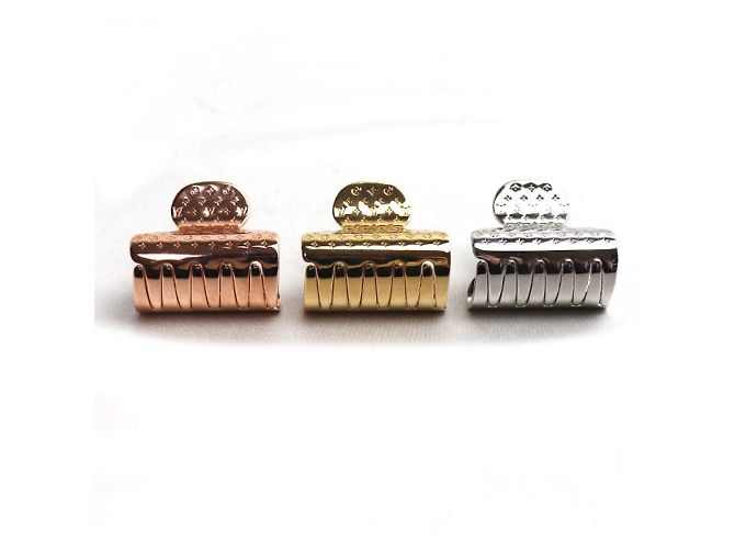 Fermaglio per capelli Shubh Nanogram di Louis Vuitton GP Accessories Argento Rosa D'oro - vista 3