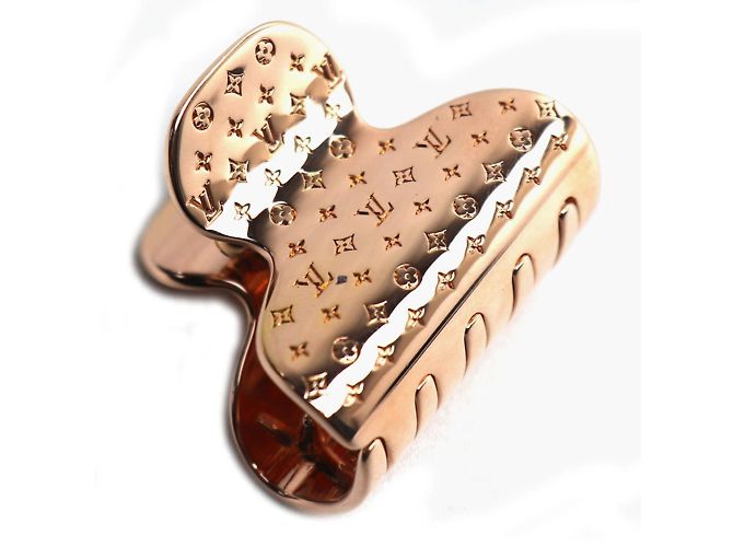 Fermaglio per capelli Shubh Nanogram di Louis Vuitton GP Accessories Argento Rosa D'oro - vista 4