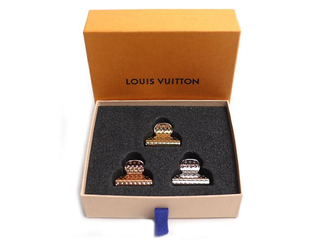 Fermaglio per capelli Shubh Nanogram di Louis Vuitton GP Accessories Argento Rosa D'oro - vista 6