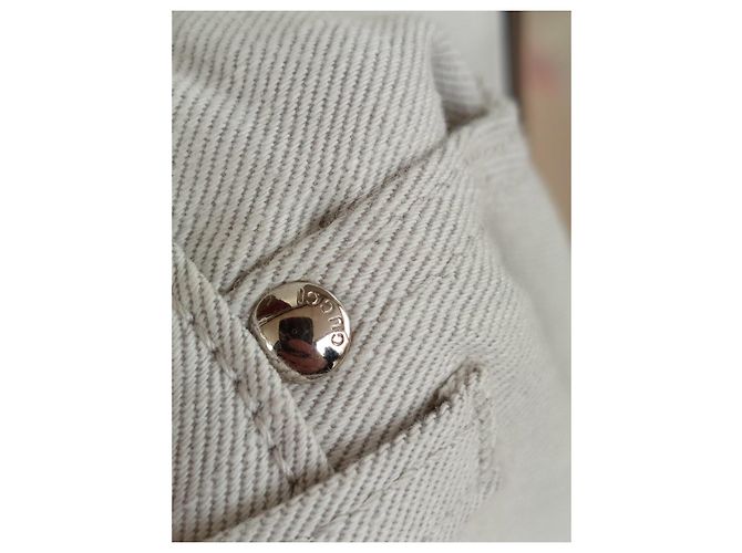 Jeans Gucci de Tiro Bajo Beige Crema Crudo - vista 11