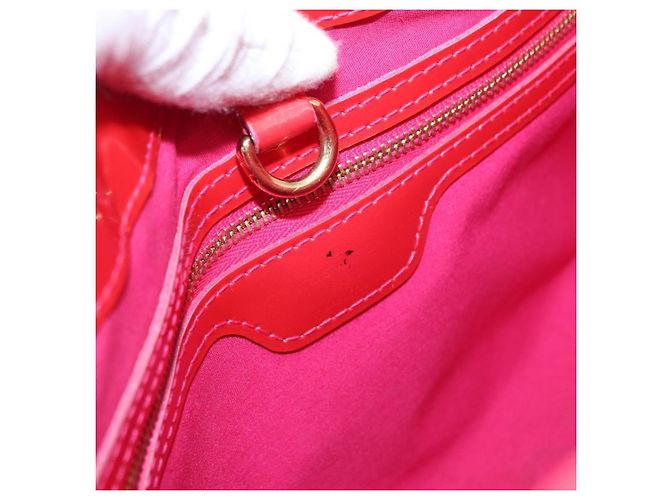 Borsa Wilshire Monogram Vernis PM di Louis Vuitton Rosa - vista 6