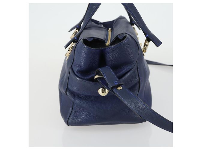 Chloé Chloe Bridget kleine umwandelbare Ledertasche Marineblau - Ansicht 3