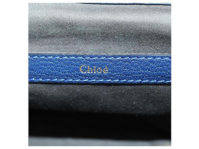 Chloé Chloe Bridget kleine umwandelbare Ledertasche Marineblau - Ansicht 7