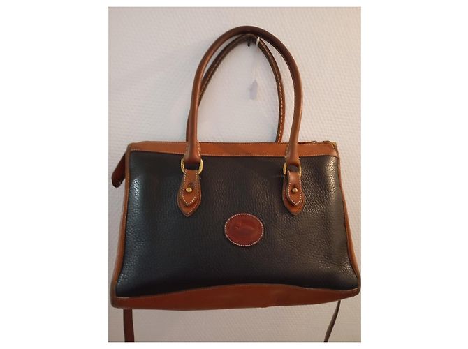 Dooney & Bourke Borsa in pelle nera e marrone Nero - vista 3