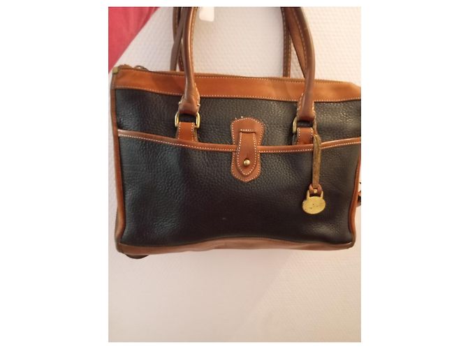 Dooney & Bourke Borsa in pelle nera e marrone Nero - vista 6