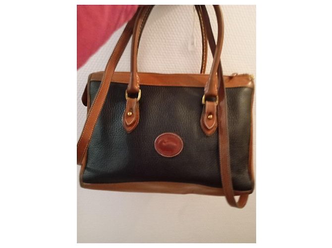 Dooney & Bourke Borsa in pelle nera e marrone Nero - vista 7