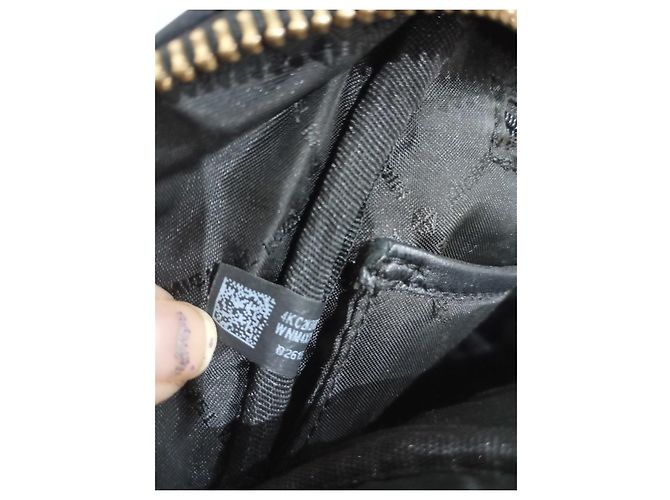 Michael Kors Quilted Black Leather Backpack - view 10