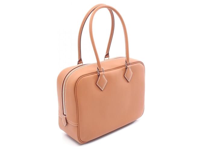Borsa Hermès Plume 28 Marrone - vista 2