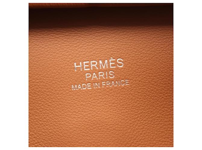 Borsa Hermès Plume 28 Marrone - vista 4