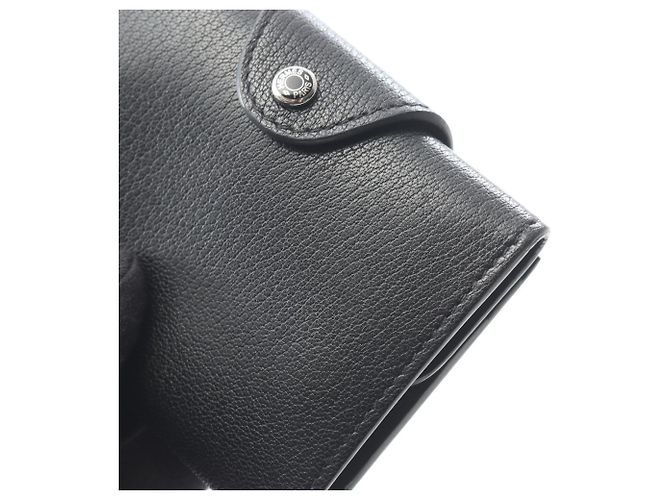 Hermès Iliad Compact Tri-fold Wallet Black - view 10