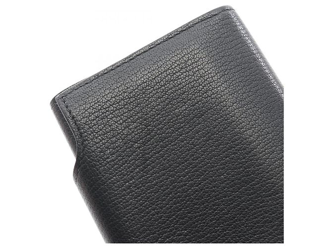Hermès Iliad Compact Tri-fold Wallet Black - view 12