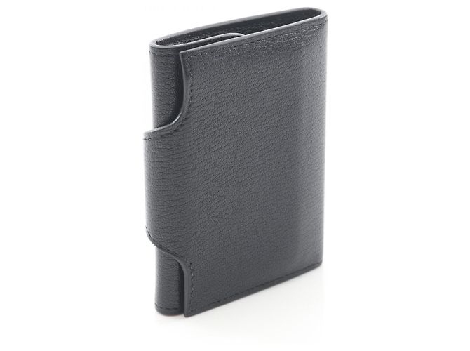 Hermès Iliad Compact Tri-fold Wallet Black - view 2