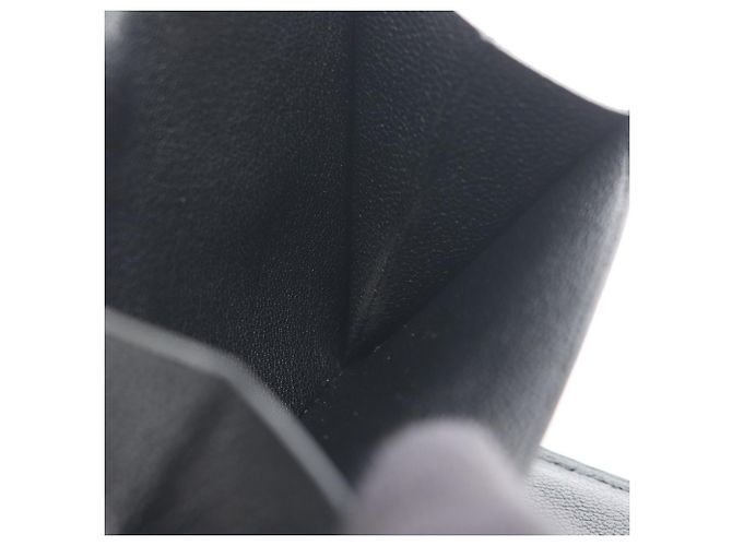 Hermès Iliad Compact Tri-fold Wallet Black - view 7
