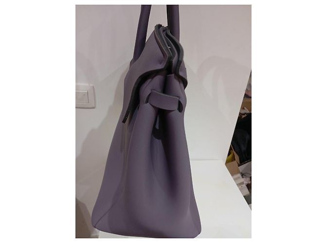Autre Marque Borsa Save My Bag Miss Bag in neoprene grigio - vista 3
