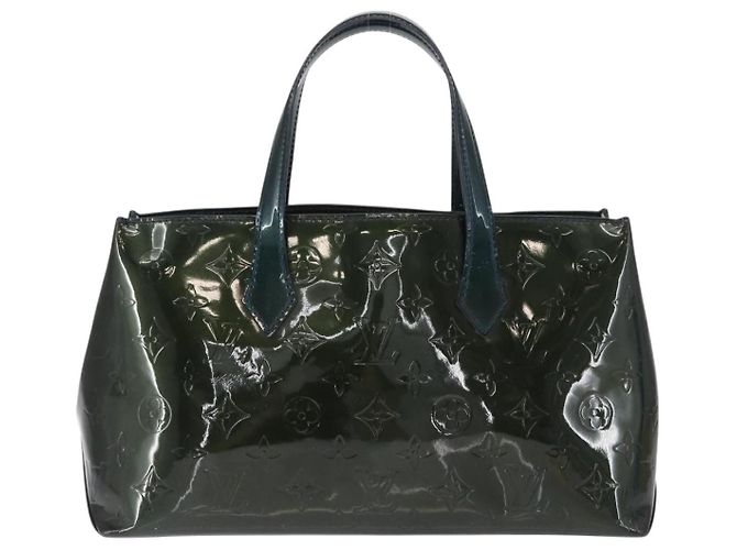 Borsa a mano Wilshire Monogram Vernis PM Louis Vuitton Verde - vista 2