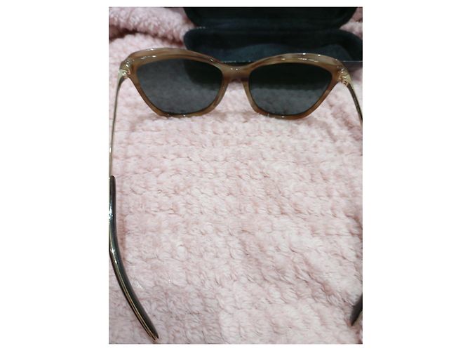 Occhiali da sole Chanel farfalla marrone - vista 12