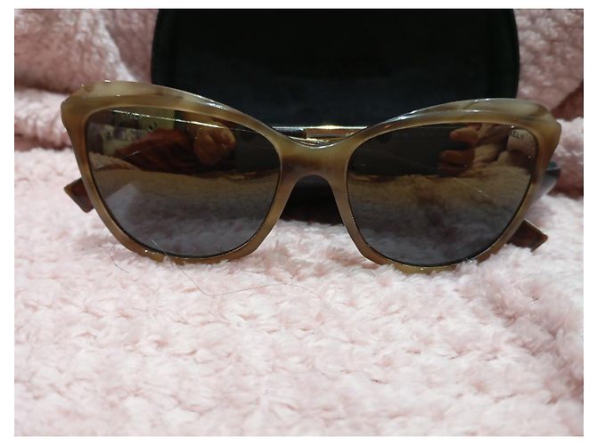 Occhiali da sole Chanel farfalla marrone - vista 14