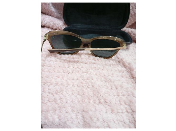 Occhiali da sole Chanel farfalla marrone - vista 15