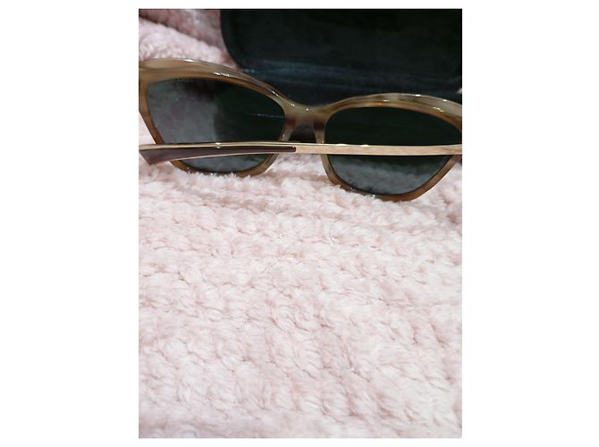 Occhiali da sole Chanel farfalla marrone - vista 16