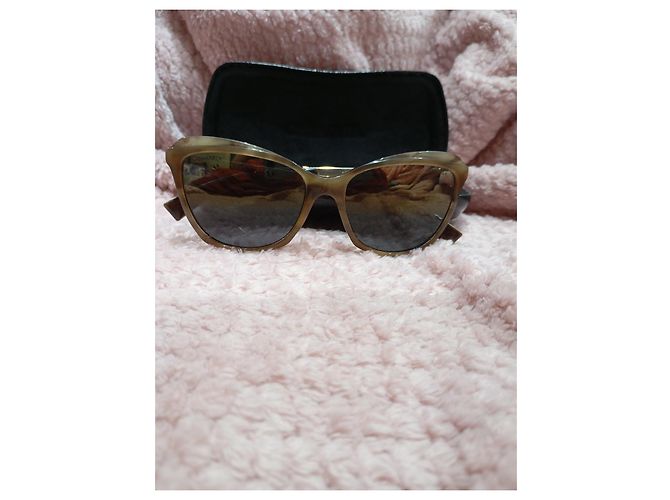 Occhiali da sole Chanel farfalla marrone - vista 17